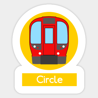 London Underground Subway Circle Sticker